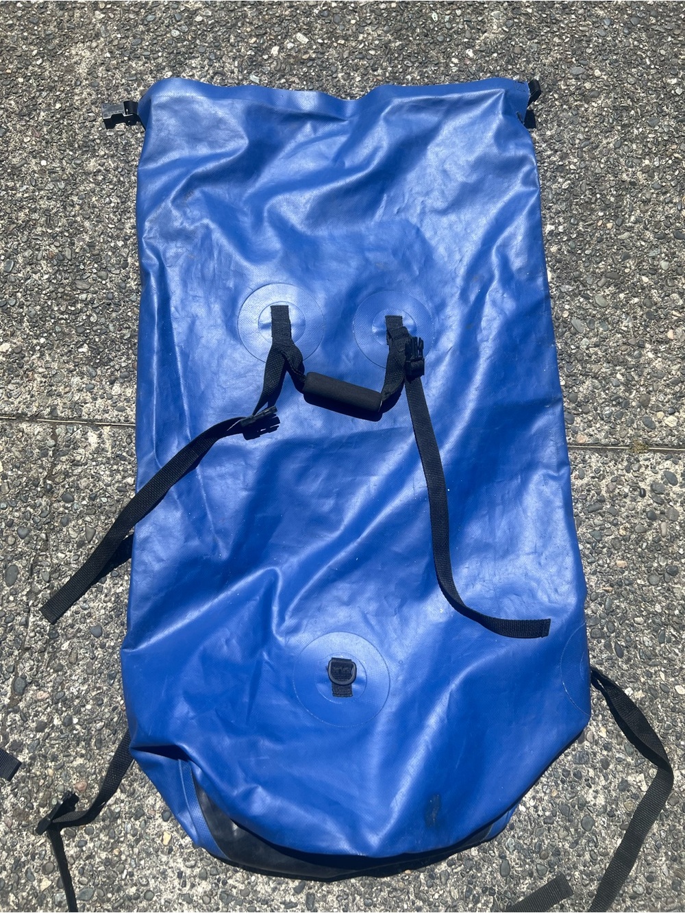 Blue Waterproof Duffel Bag - Men’s Travel Gear